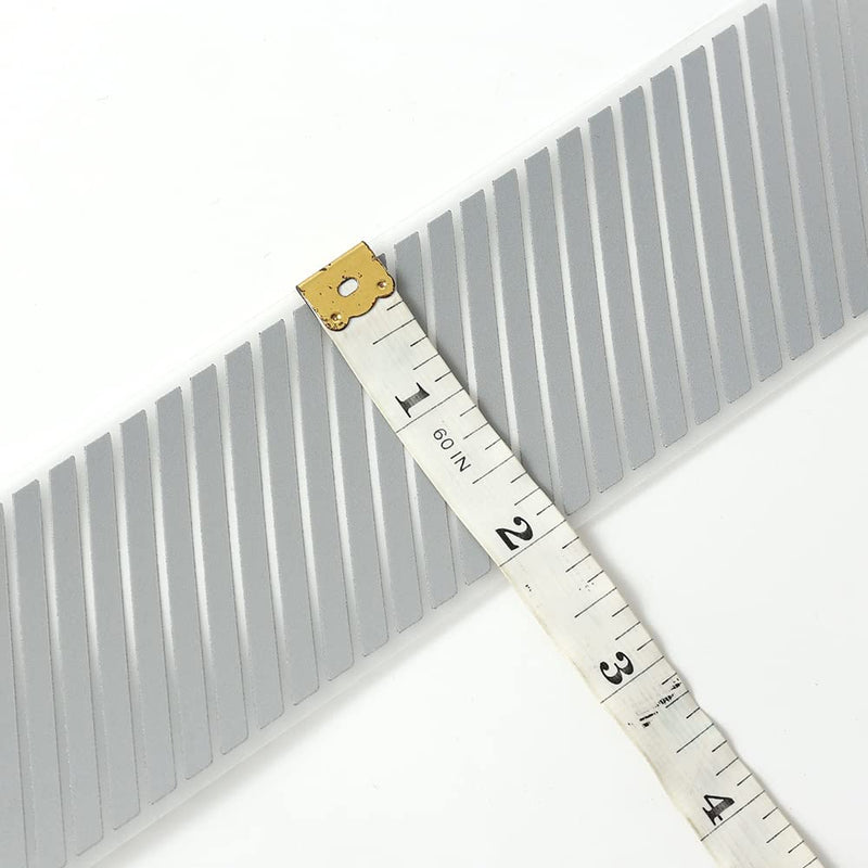 High Visibility Iron On Silver Reflective Heat Transfer Vinyl Tape for Clothing Stripe (2 Inch x 10 Yard) 2 Inch x 10 Yard