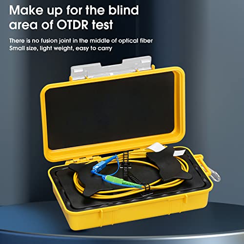 OTDR Launch Cable Box 500M SC/UPC-SC/APC SM（9/125） OTDR Fiber Optic Tester Extension Cord Dead Zone Eliminator