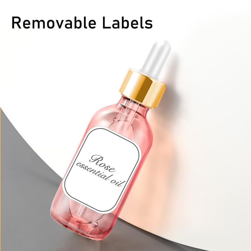 [Australia - AusPower] - Glass Bottle with Dropper, 4 oz Pink Tincture Bottle for Essential Oils with Labels and Funnels, 2 Pack Eye Dropper Bottles with Golden Top (Unbreakable Plastic Eye Dropper with Measurements) 2 Pack-Pink 