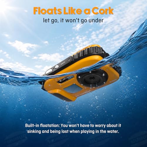 Floating Underwater Camera for Kids, Waterproof Camera with 32GB SD Card