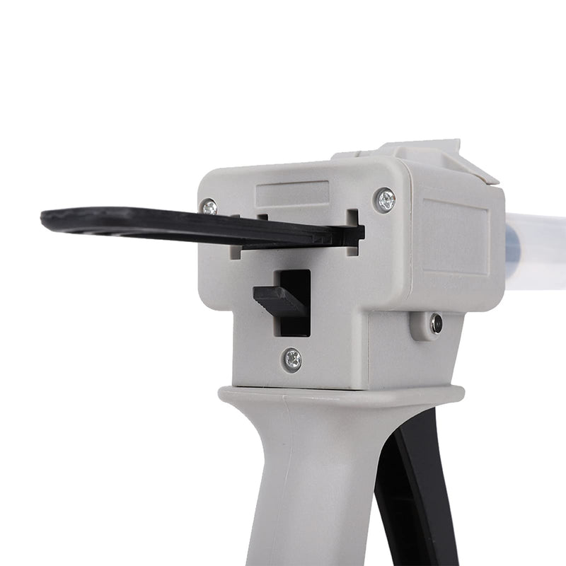 [Australia - AusPower] - 30ml Dispenser Glue Gun, Plastic Manual Single Tube Glueing Gun Hot Melt Adhesive Dispensers Glues Guns Singling Liquid Handle Dental Impression Mixing Tool for Pressing Squeezing DIY Crafting 
