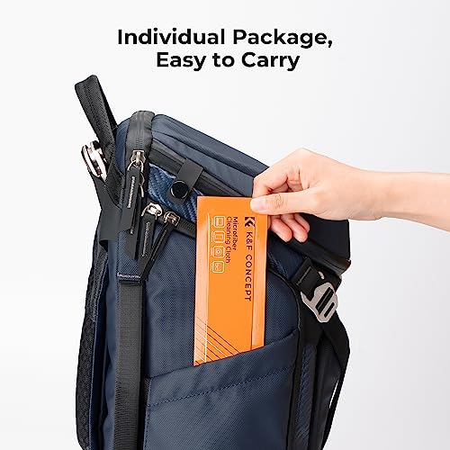 K&F CONCEPT Microfiber Cleaning Cloths Grey X10,High-Efficiency Cleaning