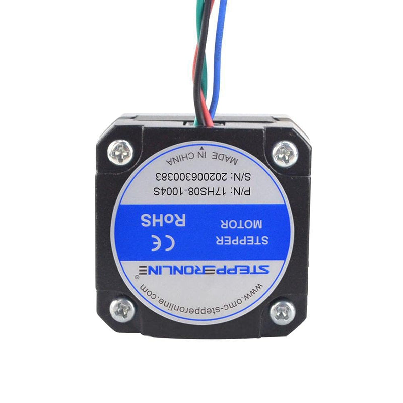 [Australia - AusPower] - STEPPERONLINE Short Body Nema 17 Bipolar Stepper Motor 1A 22.6oz.in/16Ncm DIY CNC Extruder 