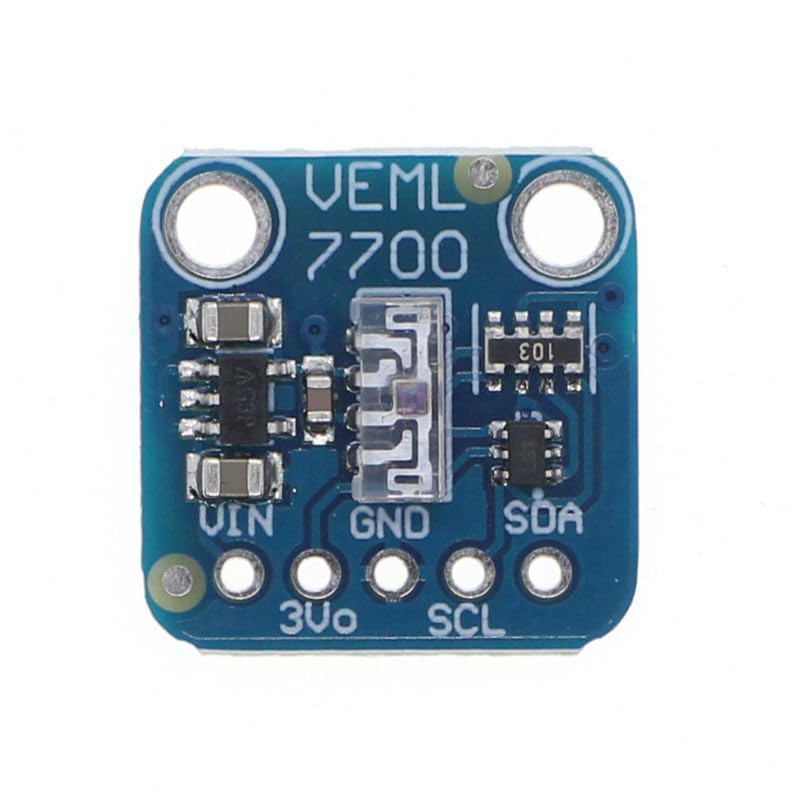 VEML7700 Ambient Light Sensor, DC 3.3 V Light Sensor Module 0~120,000 Lux Light Measuring Range 0.0036 Lx/ct Resolution with XH2.54-5P Connector