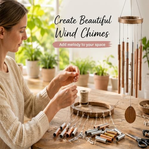 Yaocom mixed metal tubing cutoffs in brass, steel, and aluminum for DIY jewelry making