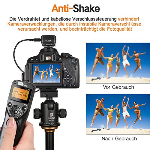 Pixel TW-283/N3 LCD Wireless Shutter Release Timer Remote Control for Canon 7D Series, 5D Series, 50D, 40D, 30D, 10D