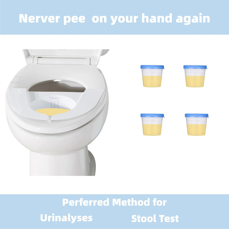 [Australia - AusPower] - Urine Collection Hat for Toilet, Female Urinal Stool Sample Collection Kit, Toilet Hats to Catch Urine Cups Pee Cup Urine Collector for Women (1) 1 