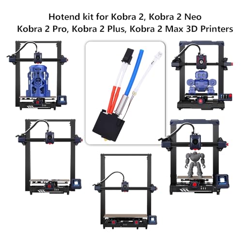 Hotend Kit for Anycbic Kobra 2, 3D Printer Assembled Print Hot End Kit for Kobra 2, Kobra 2 Neo, Kobra 2 Pro, Kobra 2 Plus, Kobra 2 Max High Speed 3D Printers