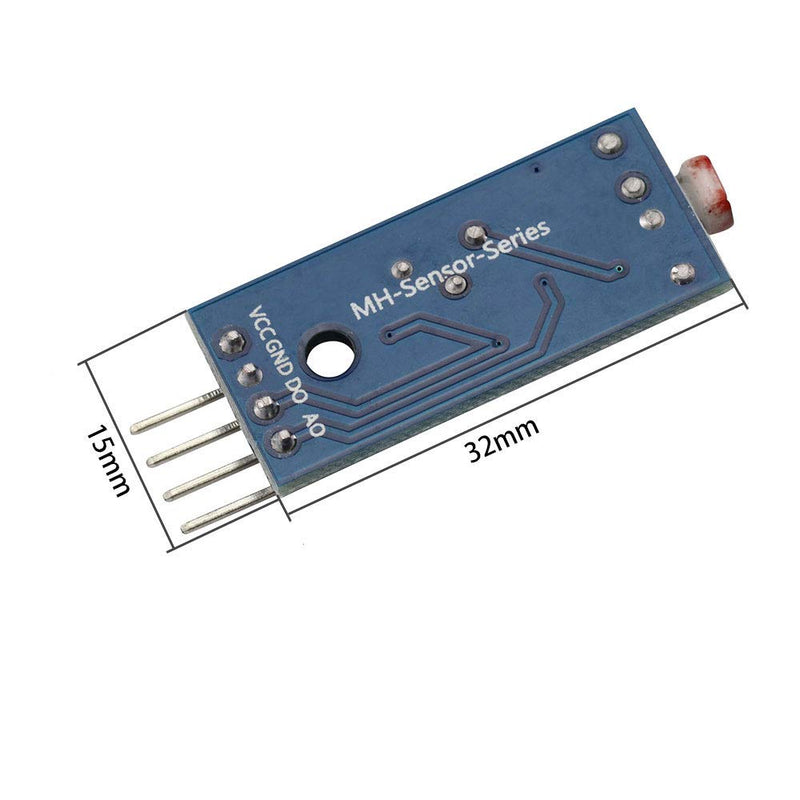 [Australia - AusPower] - 3PCS Photosensitive Sensor Module Digital Light Intensity Detection Light Sensor Photosensitive diode Photoresistor Module 4pins DC 3.3-5V LM393 Comparator 