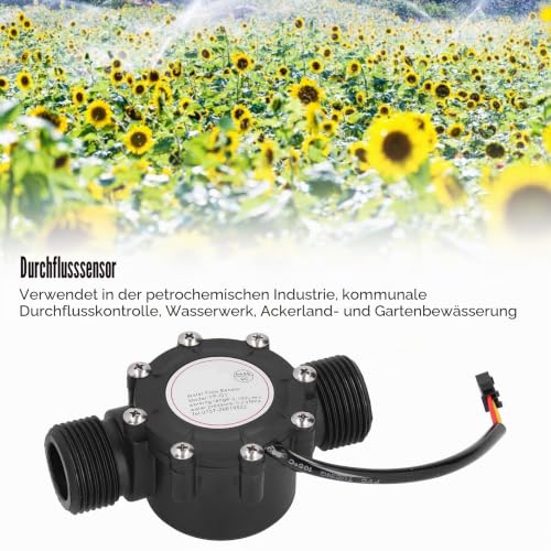 YF-G1 G1 Inch Male Thread Water Flow Sensor Hall Flow Meter Central Air Conditioning Swimming Pool Flow Meter DC3-24V