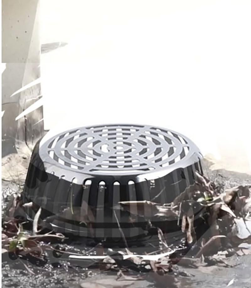 [Australia - AusPower] - SUS304 Stainless Steel Roof Dome Drain Cover Strainer Anti-Clogging Atrium Grate 2pcs/pk (Φ: 8.5 inch) Φ: 8.5 inch 
