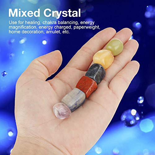 Mini Point Quartz Crystal Stone 100g Mixed Color Rock Chips Healing Assorted Stones