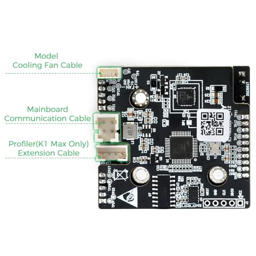 Creality Upgrade K1/K1 Max/K1C/K1 SE Hotend Adapter Plate, Official OEM PCB Nozzle Adapter Toolhead PCBA Original Board Replacement Kit 3D Printer Accessory k1 pcba