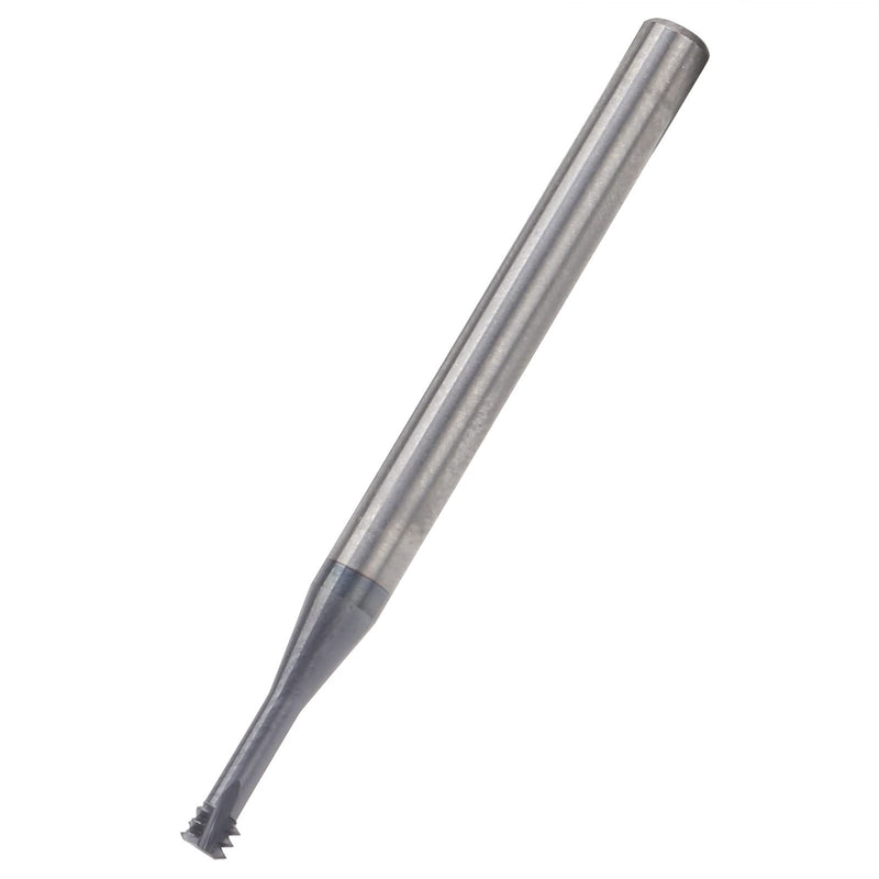 Cutting Cutter, 3-Tooth Metric 60° Tungsten Steel Thread Cutter, M4 x 0.7 x D4 x 50, Can Be Used for Aluminum, Copper, Stainless Steel, Alloy Steel