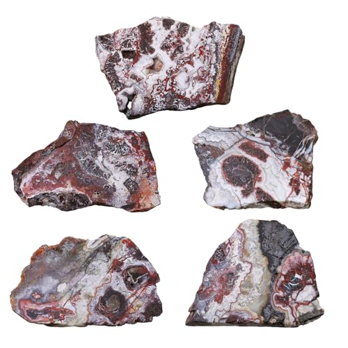 Sportmusies Natural Mexican Agate Slice with Wooden Stand, 0.71-0.93 lb 0.71 - 0.93 lb