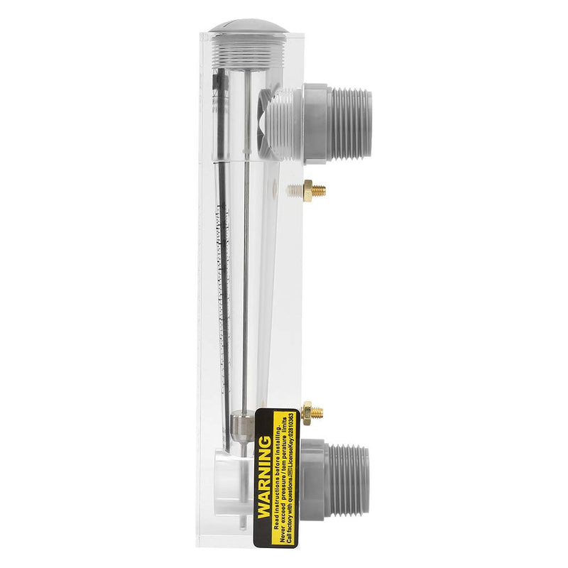[Australia - AusPower] - Jeanoko 1-10GPM Liquid Flowmeter Knob Panel Type Meter Panel Mount Type Flowmeter Measurement ZG1" Plastic Tube Type Water Rotameter Acylic Flowmeter 