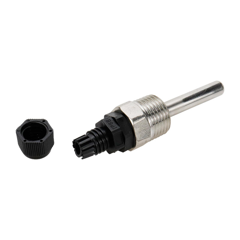 [Australia - AusPower] - 2pcs 1/2 Inch NPT Thermowell Weldless Stainless Steel Temperature Sensor Thermowell with Plastic Cap for Homebrew Brewing Beer Fermenter 50mm/2'' Length 50mm Length 