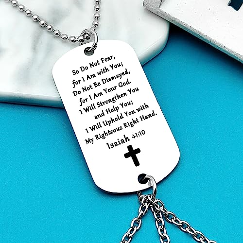 Christian Gifts Hanging Ornament Bible Verse Gift Car Rear View Mirror Hanging Accessories for Women Men Inspirational Religious Gifts Christmas Birthday Baptism Communion Gift