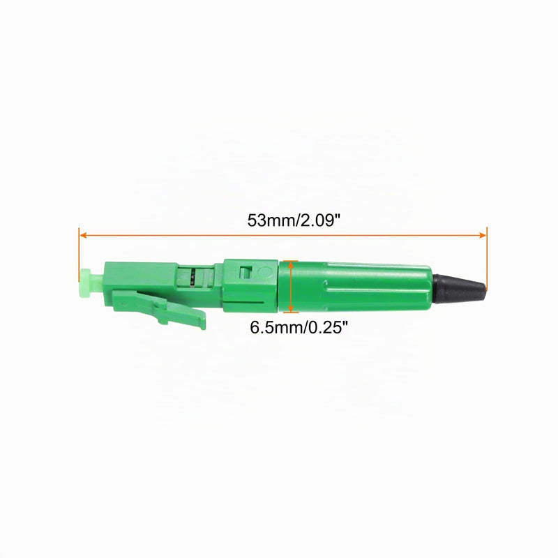 QUARKZMAN Fiber Optic Quick Connector Adapter LC/APC Fiber Optic Mounting Connector Singlemode Fast Cold Connector 5 Pack
