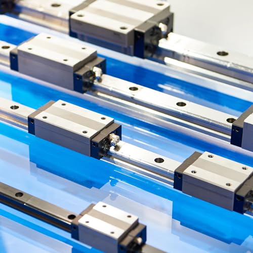 sourcing map MGN12 330mm Linear Guide Rail with MGN12H Sliding Carriage Block and Plastic Mini MGN12 Linear Guide for DIY 3D Printers and CNC Machine, Black