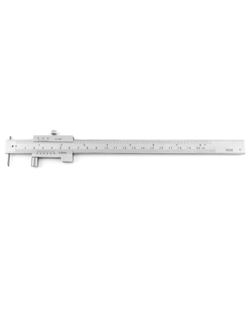 QWORK Vernier Caliper 0-20cm Stainless Steel Marking Tools