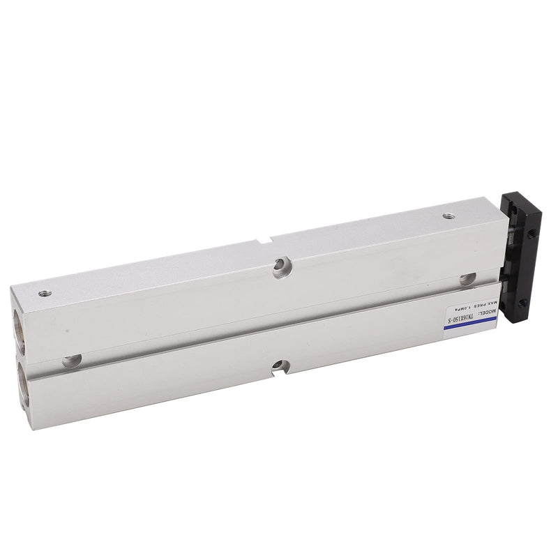 [Australia - AusPower] - Air Cylinder, 1.0MPa 10 to 200mm Stroke Aluminum Alloy Double Rod Double Shaft Air Cylinder, Industrial Air Cylinders (TN16X150-S) TN16X150-S 