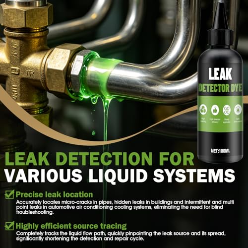 Coolant Dye, Coolant Leak Detection Kit Cleaner High Visibility
