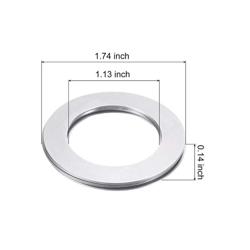 [Australia - AusPower] - uxcell 2 Pcs NTA1828 2TRA Thrust Needle Roller Bearings with Washers, 1.13" ID, 1.74" OD, 0.14" Thk, for Lawn Mower Truck Power Steering, Chrome Steel (ABEC5) 1.13" x 1.74" x 0.14" 