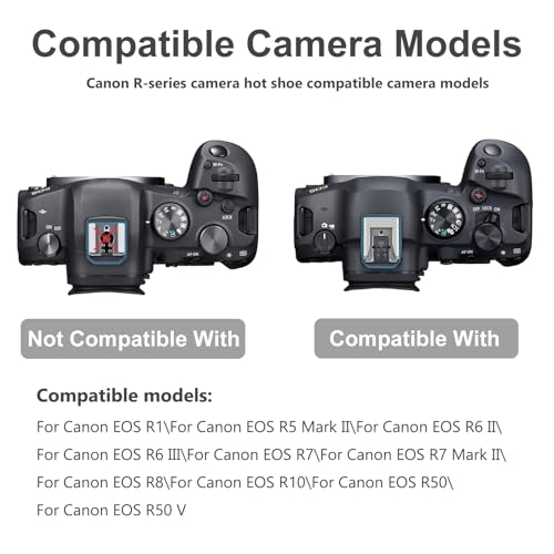 Gazing at the Starry Sky Camera Hot Shoe Cover for Canon EOS R1 R5 Mark II R6 II R6 III R7 R7 Mark II R8 R10 R50 R50 V (for Canon R Series) For Canon R series