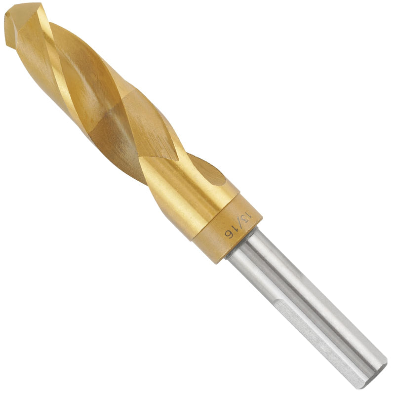 7/8-14 Tap and 13/16 Drill Bit Set, Ti-Coated M2 HSS 7/8"-14 UNF Tap and 20.5mm Reduced Shank Drill Kit SAE 7/8"-14 Tap & 13/16" Drill