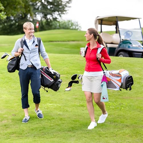 Golf Gifts for Women,Golf Lover 20 OZ Wine Tumbler Gift for Girl,Birthday Christmas Graduation Makeup Bag Towels Gifts for Friend Besties,Golfing Accessories for Teacher Appreciation Week Golf Gifts for Women