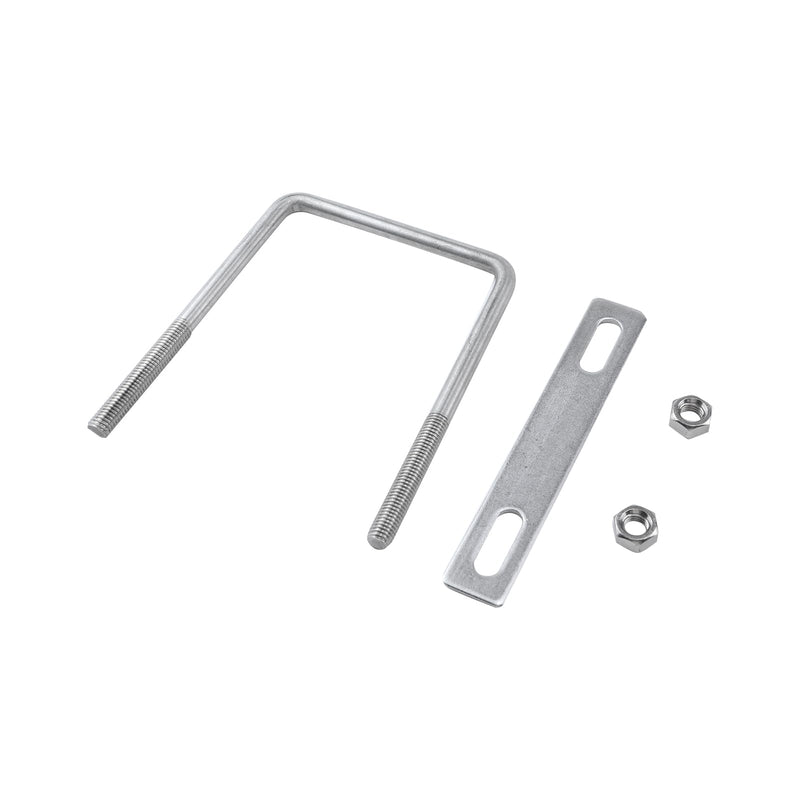[Australia - AusPower] - 2pcs Hardware U Bolt Stainless Steel U Clamp U Bolt Brackets with Nuts and Plate 4" W x 5.5 L" 