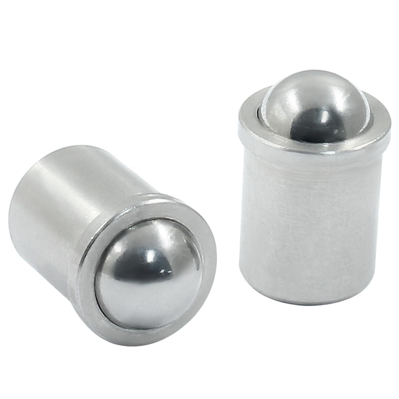 [Australia - AusPower] - 10 pcs Ball Plungers 0.39" Diameter Ball Bearing 304 Stainless Steel Push Fit Ball Spring Smooth Plunger for Door, Cabinet, Closet Drawer?? 10x13? 0.39"x0.51"(D*H) 10 