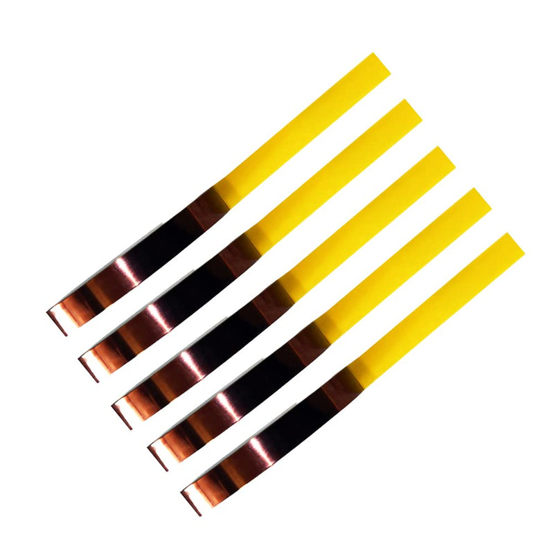 Tapes Master Multi-Size Value Bundle - 5 Rolls - 1/2" x 36 Yds + 1 Roll 1" Kapton Tape 1 Mil Polyimide High Temperature Heat Resistant Heat Transfer Thermal Electrical Insulation Tape