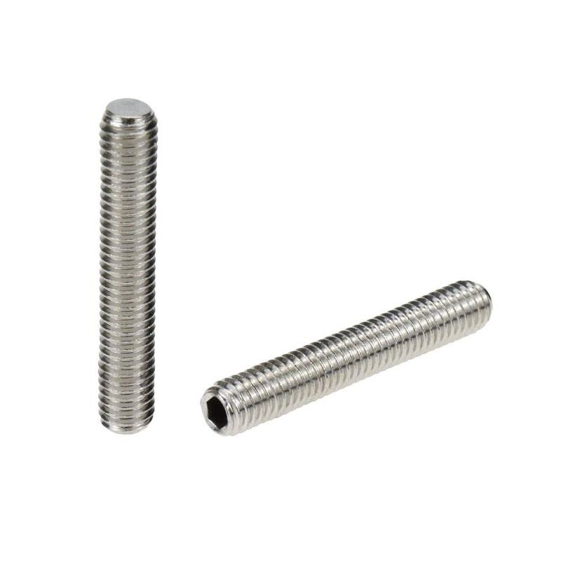 [Australia - AusPower] - 100PCS M5 x 30mm Flat Point Grub Screws Hex Socket Set Screw 5 * 30mm 