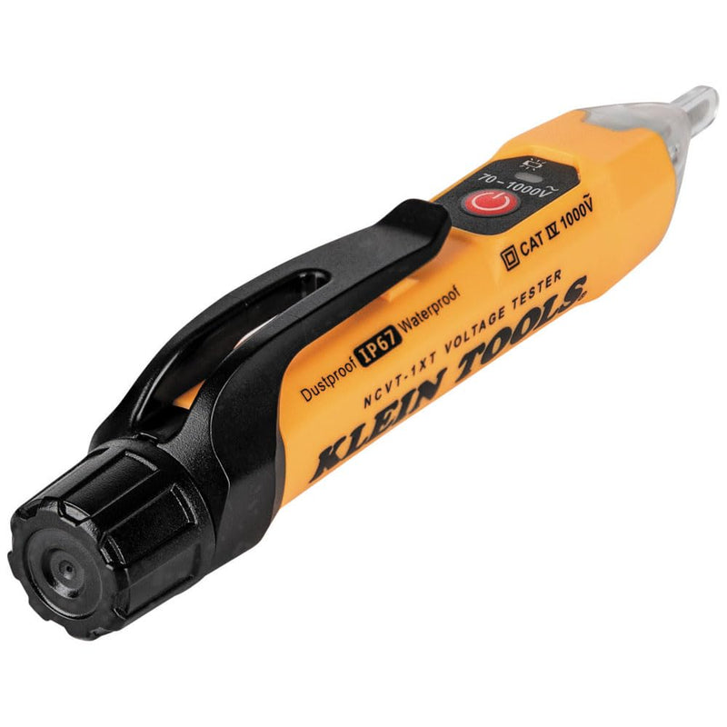 Klein Tools NCVT1XTKIT Non-Contact Low Voltage Tester Pen and GFCI Outlet Premium Test Kit, 70V to 1000V AC, Detects Common Wiring Problems