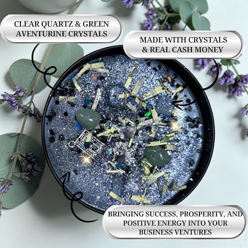 Better Business Candle for Prosperity, Success, Client Attraction, Abundance, Money, Growth, Confidence, Business Blessings, Prayer, Non Toxic Coconut Wax Spiritual Ritual Candle (Medium 8oz) Medium 8oz