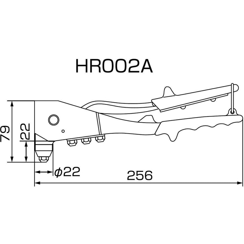 Lobster Tools HR-002A General Purpose Hand Riveting Tool