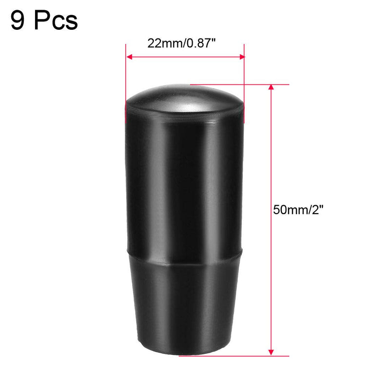 [Australia - AusPower] - uxcell Handwheel M10 Female Thread Hand Grip Handle Plastic 50mm Length 9 Pcs 