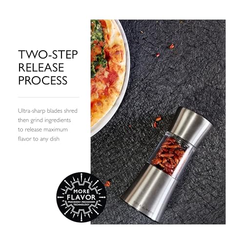 Cole & Mason Stadhampton Chilli and Spice Mill, Manual Nutmeg Grinder, Adjustable Coarseness,