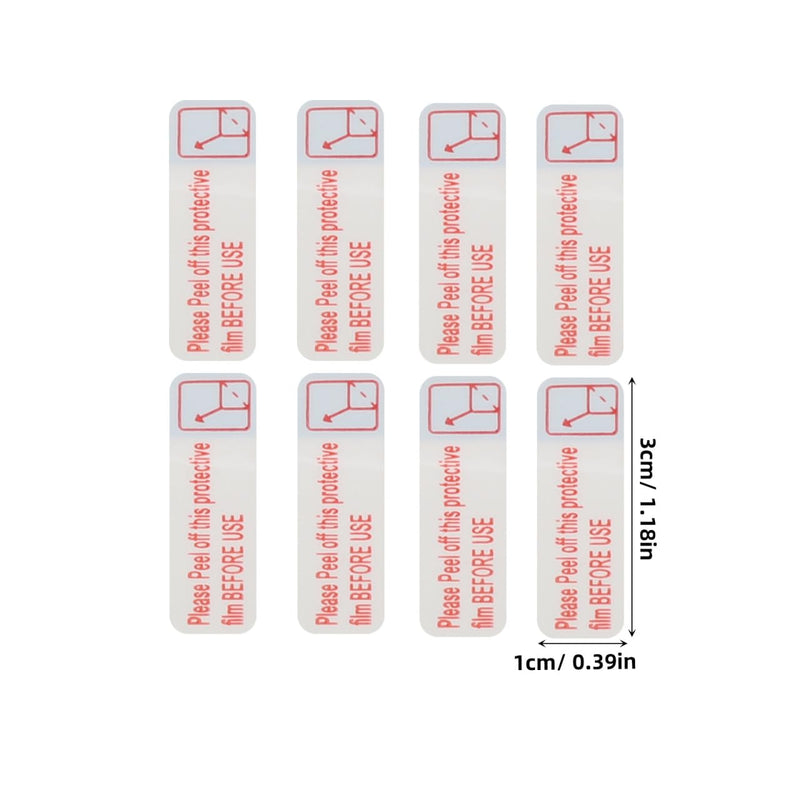 Self-Adhesive Reminder Sticker for Protective Film Removal Peel Off Film Packaging Label Water and Oil Resistant Synthetic Material 1.18X0.39 Inch 3000 Pack