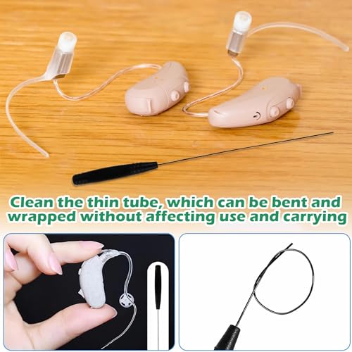 10 Piece Hearing Aid Cleaning Kit – Reusable Ear Wand, Hearing Aid Brushes, Easy to Use, Durable and Convenient for Maintenance