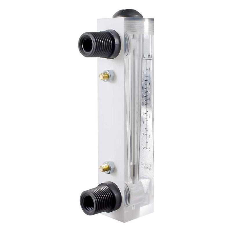 Water Flow Meter Panel Mount Type Flowmeter M-15 0.5-5GPM 2-18LPM Water Flow Meter Panel Mount