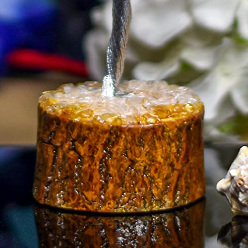 Crystals Healing Stones Seven Chakra Natural Healing Gemstone Bonsai Fortune Money Tree for Good Luck Wealth & Prosperity-Home Office Décor Spiritual Gift of 10-12 Inch (Clear Silver 250)