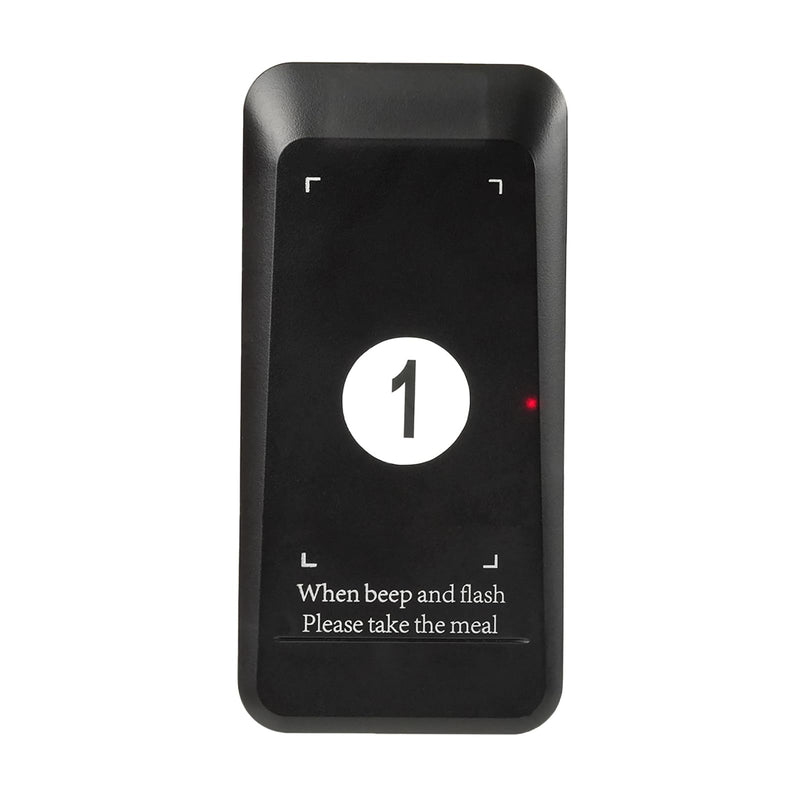 [Australia - AusPower] - Retekess TD157S Restaurant Pager System, Buzzers for Restaurant, 2 Call Modes, Outdoor 400M, 200 mAh Battery, for Food Trucks, Bars, Hospitals (1 Pager) 