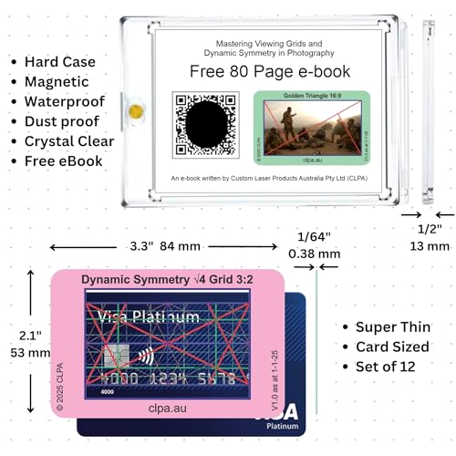 3:2 Directors Viewfinder Set, 12 Layouts, 12 Cards Set - Full 3:2 Only