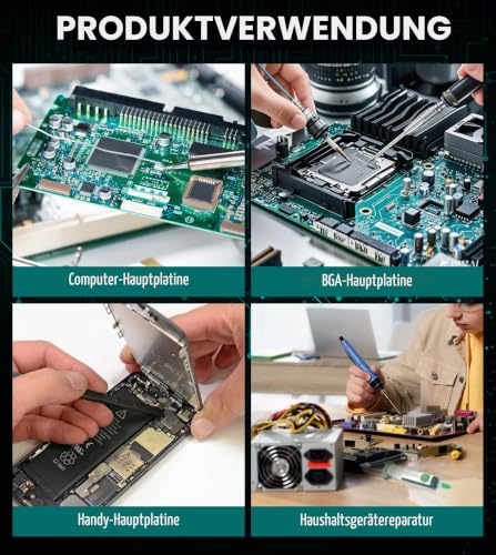 Solder Mask Ink, 1 Piece UV Light Curing Solder Mask Ink, BGA PCB Solder Resist Ink, UV Curing Solder Resist Combination for Insulating and Protecting Electronic PCB Components