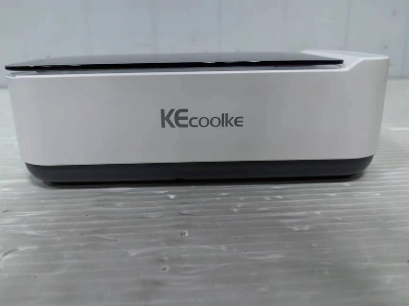 [Australia - AusPower] - KECOOLKE Ultrasonic Jewelry Cleaner, 400ml Sonic Cleaner with Digital Timer for Eyeglasses, Rings, Coins, Silver, Denture Ultrasonic Cleaner Solution for Gifts 