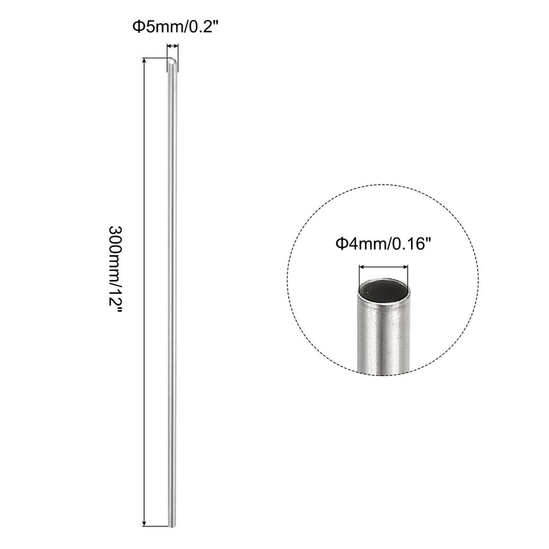 [Australia - AusPower] - PATIKIL Thermowell Pipe Immersion Well 5/32" ID 3/16" OD 12" Stainless Steel 304 for Weldless Thermowell Brewing Thermometer 2pcs 12" 2 