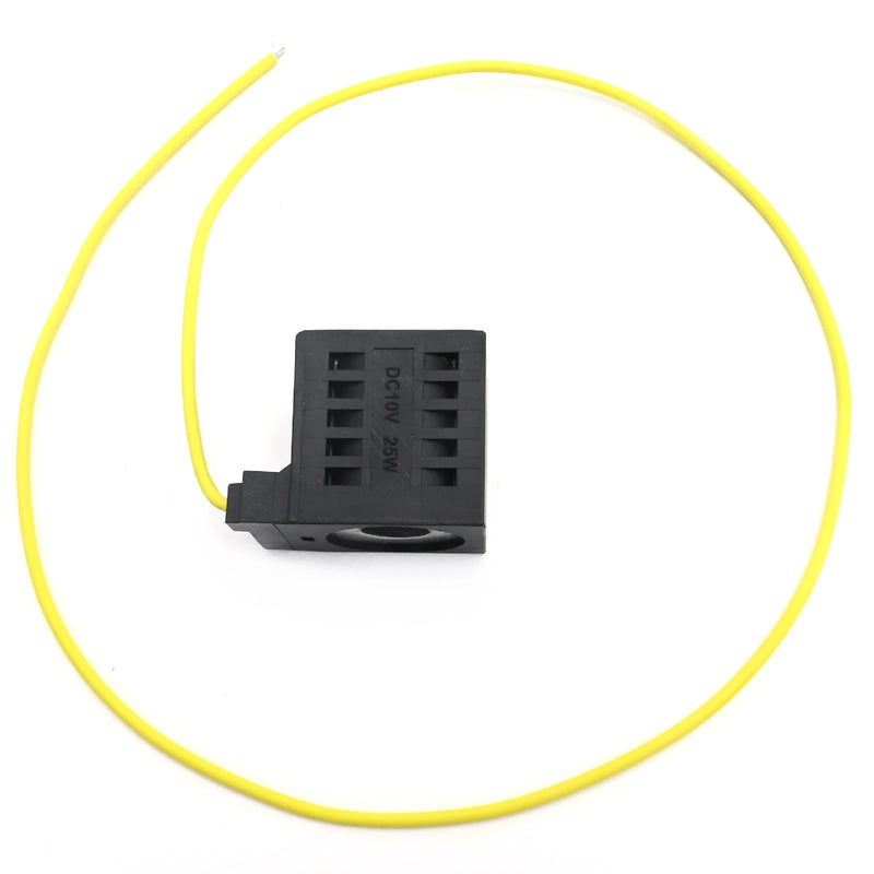 [Australia - AusPower] - 10226-08 Solenoid Coil, Single Lead Wire Equipment, 10V DC 25W 1/2 inch, Replacement for Valve Stem Series 08 80 88 98, Dump Trailer Solenoid 